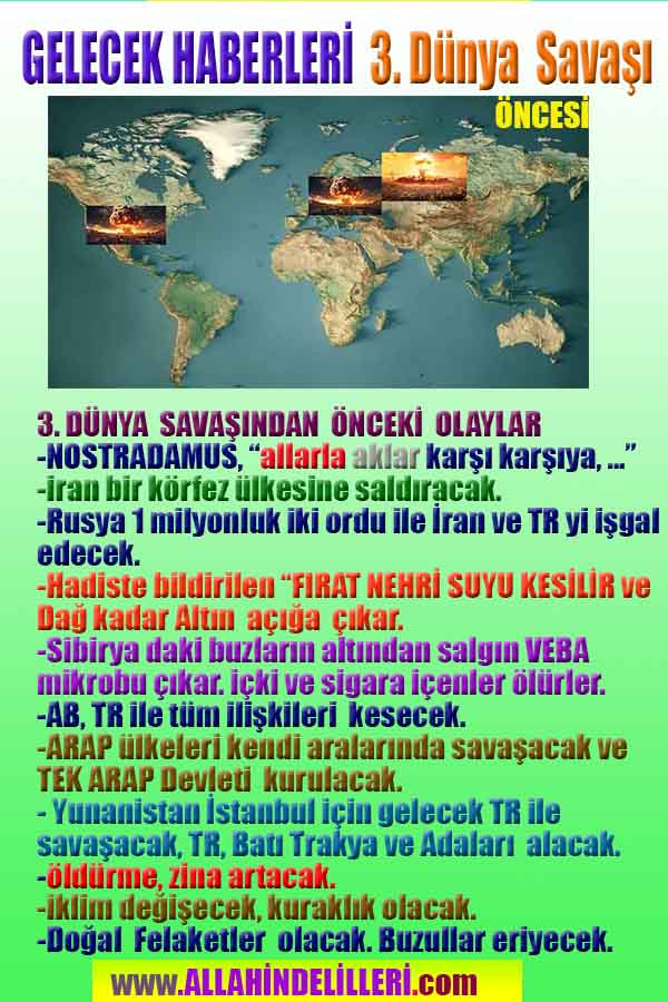 gelecek haberleri 3. dünya savaşı